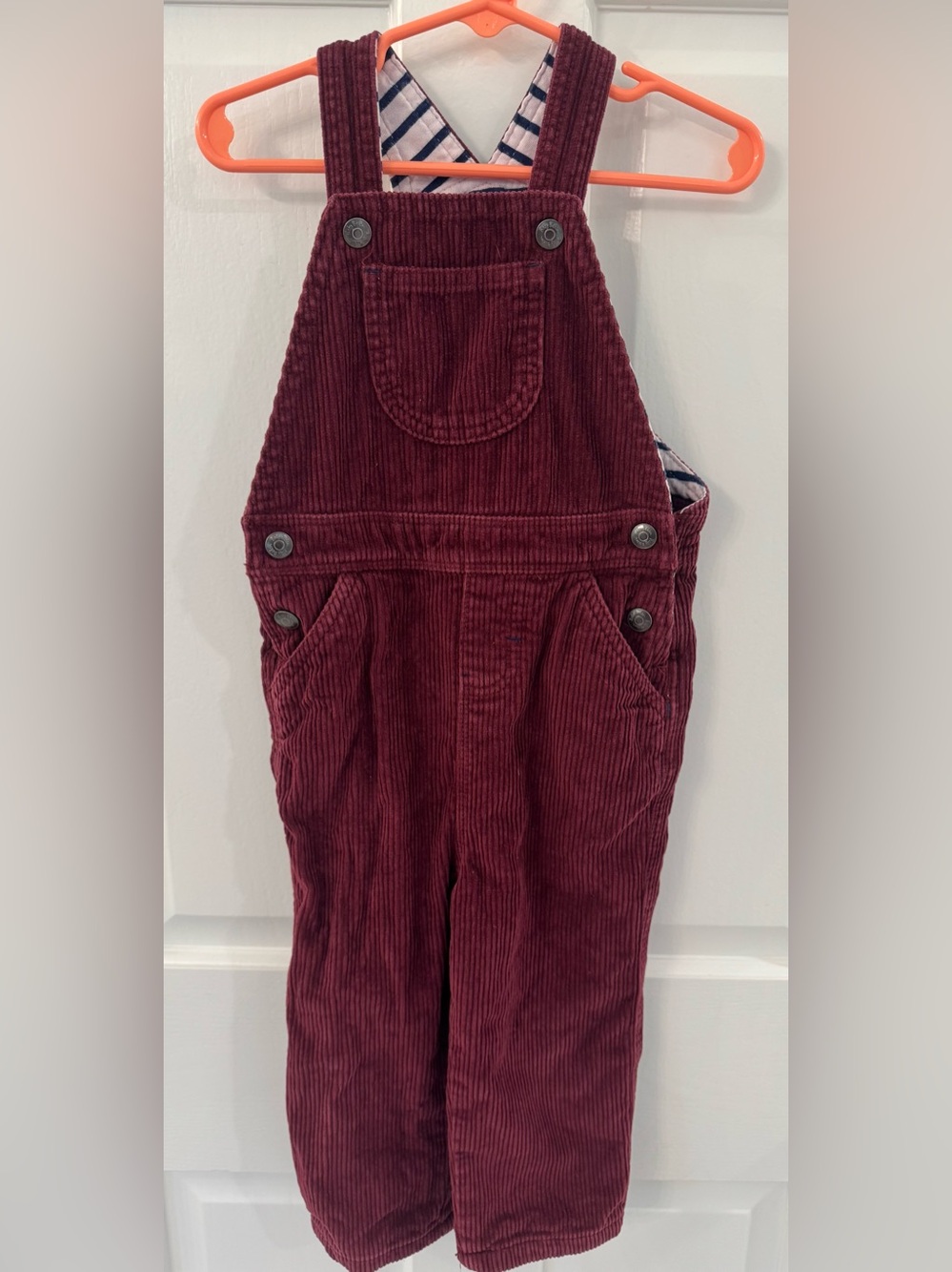 Baby Boden size 2-3 corduroy overalls